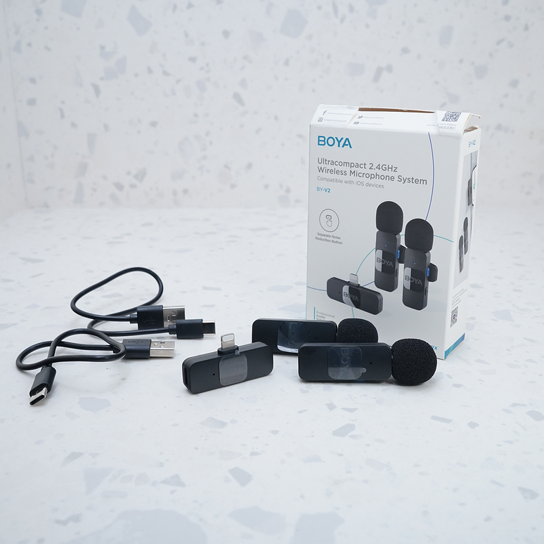 Microfono BOYA BY-V2 (2,4 GHz) - USADO 2