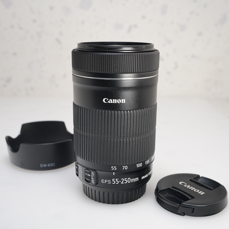 Canon EF-S 55-250mm f/4-5.6 IS STM - USADO 2