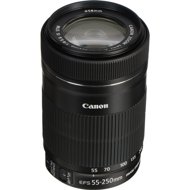 Canon EF-S 55-250mm f/4-5.6 IS STM - USADO 1