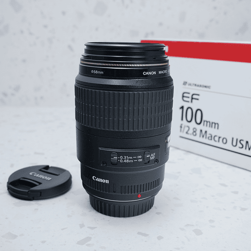 Canon EF 100mm f/2.8 Macro USM - USADO 4