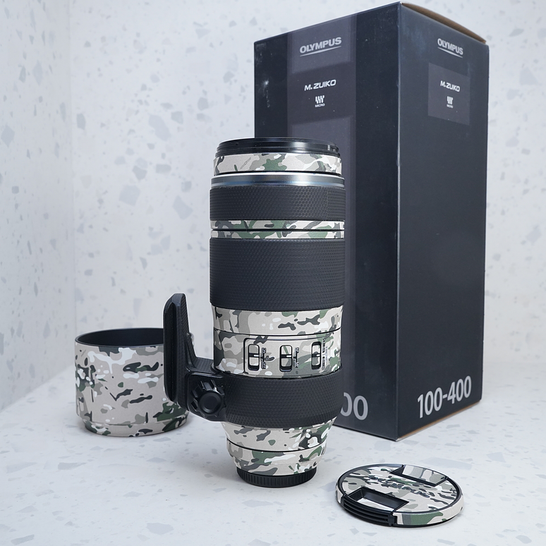 Olympus M.Zuiko Digital ED 100-400mm f/5-6.3 IS (Con Skin) - USADO 4