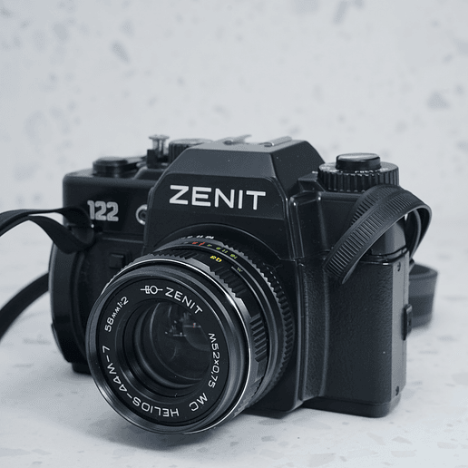 Zenit 122 + 58mm f2 y Flash Vivitar - Usado 8