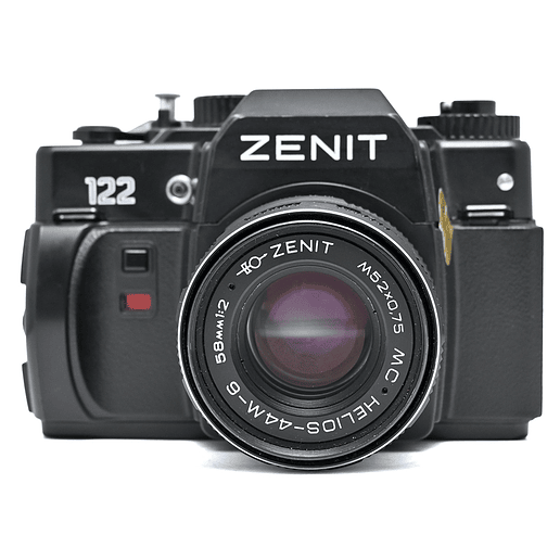 Zenit 122 + 58mm f2 y Flash Vivitar - Usado 1