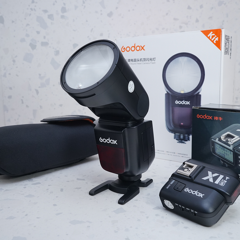 Flash Godox V1 para Sony + X1T TTL - USADO 3