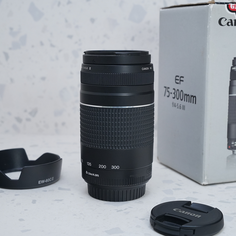Canon EF 75-300mm f4-5.6 III - USADO  3