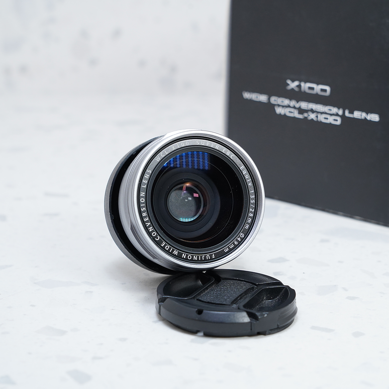 Lente Conversión FUJIFILM WCL-X100 para cámara X100 (plata) - USADO 4