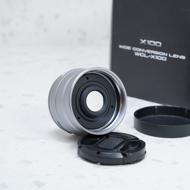 Lente Conversión FUJIFILM WCL-X100 para cámara X100 (plata) - USADO 5