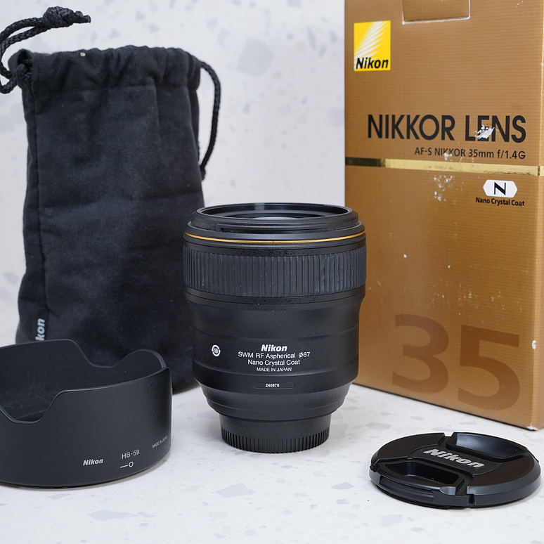 Nikon AF-S NIKKOR 35mm f/1.4G - USADO 3