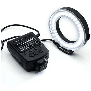 Flash Macro LED Anillo Meike FC-100 + Cable adaptador Nikon - USADO