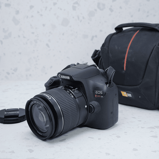 Canon EOS Rebel T7 + 18-55 mm - USADO 2