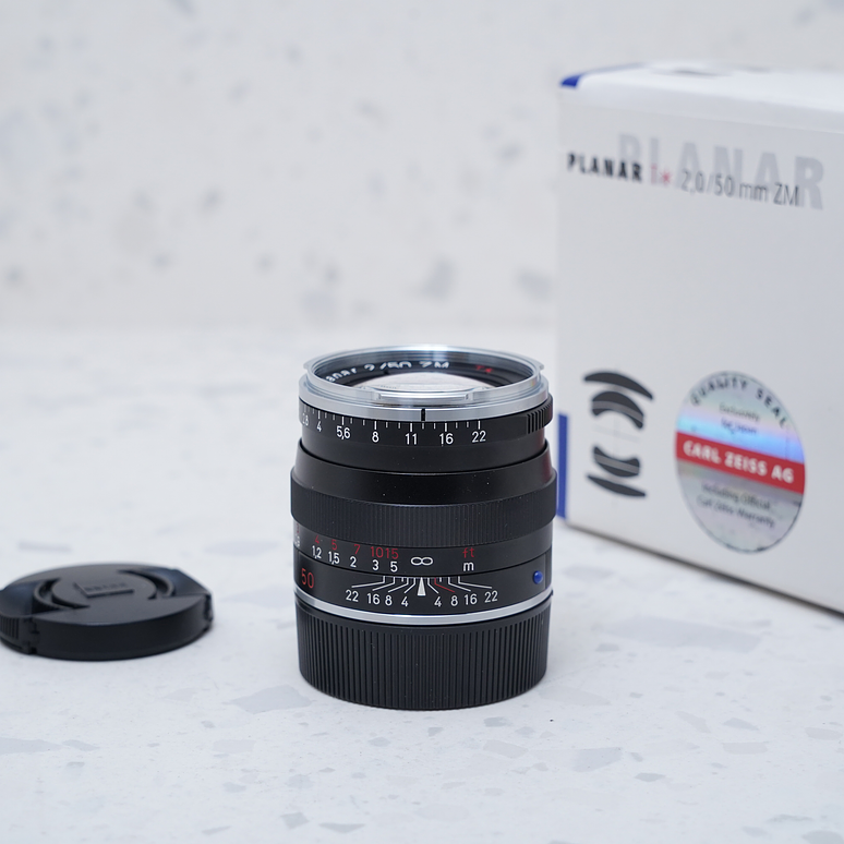 ZEISS Planar T* 50mm f/2 ZM (Negro) - USADO 2