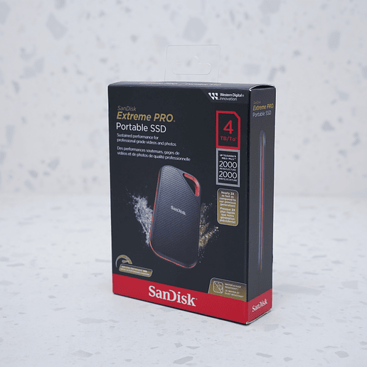 SanDisk 4TB Extreme PRO USB4 SSD portátil - OPEN BOX 2