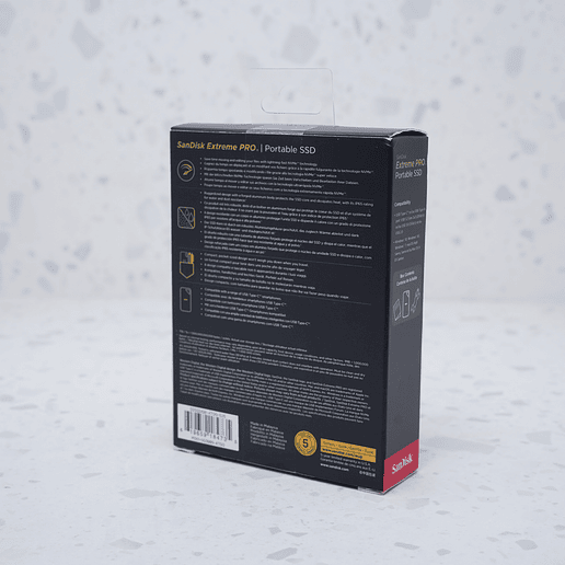 SanDisk 4TB Extreme PRO USB4 SSD portátil - OPEN BOX 3