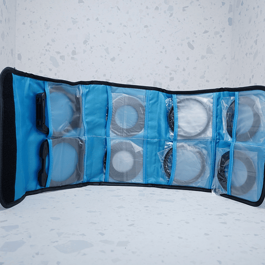 Kit Porta filtros + 8 filtros Cuadrados - USADO 1