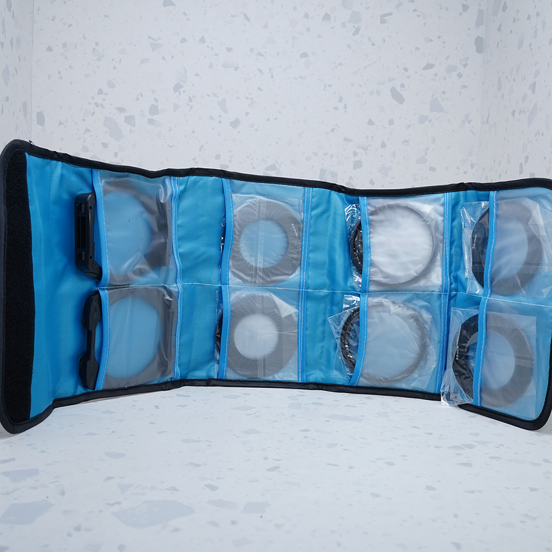 Kit Porta filtros + 8 filtros Cuadrados - USADO 1