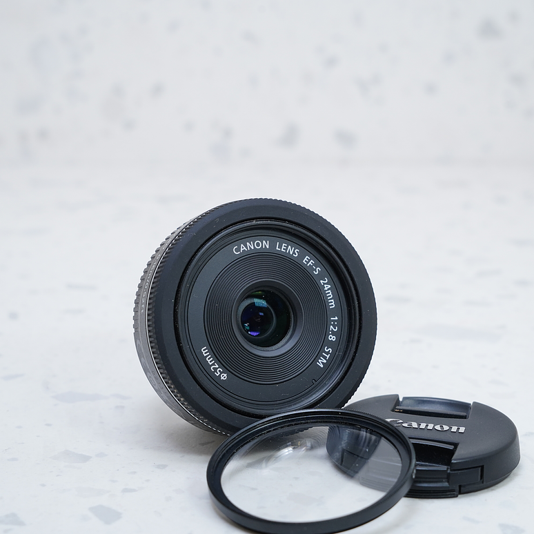 Canon EF-S 24mm f/2.8 STM - USADO 4