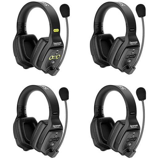 Saramonic WiTalk-WT4D para 4 personas con auriculares de doble oído (1,9 GHz) - USADO 1