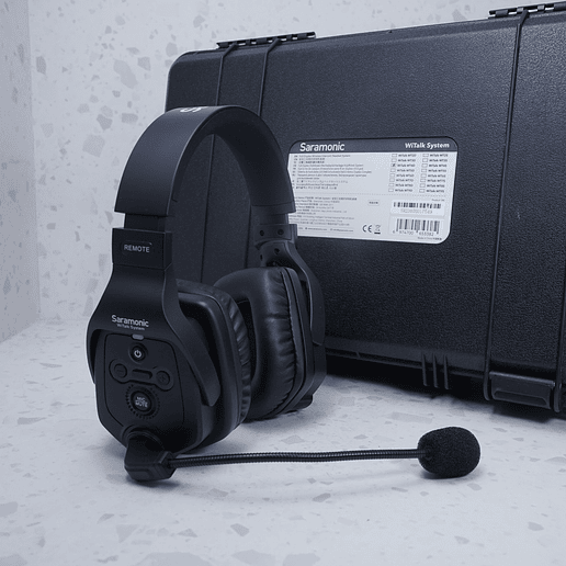 Saramonic WiTalk-WT4D para 4 personas con auriculares de doble oído (1,9 GHz) - USADO 2