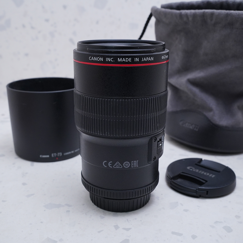 Canon EF 100mm f/2.8L Macro IS USM - USADO 3
