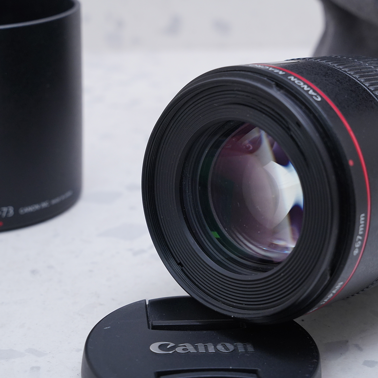 Canon EF 100mm f/2.8L Macro IS USM - USADO 4