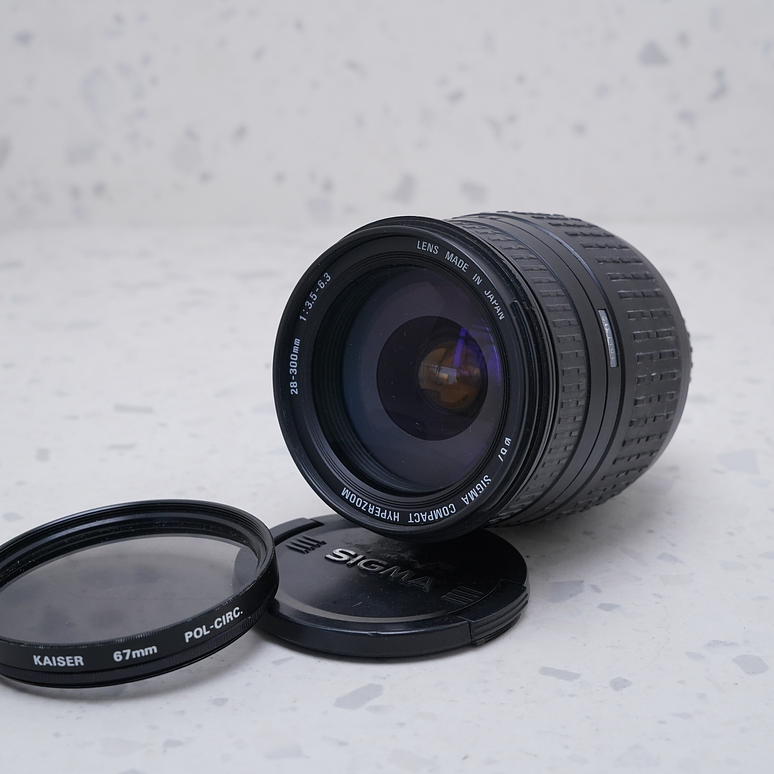 Sigma 28-300mm f/3.5-6.3 Compact Hyper Zoom Asférico para Nikon F - USADO 3