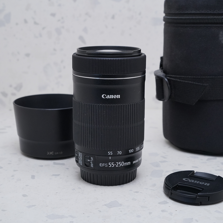 Canon EF-S 55-250mm f/4-5.6 IS STM - USADO 2