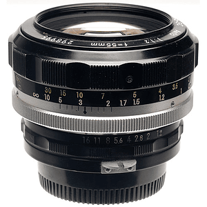 Nikon Nikkor 55mm f/1.2 (No-AI, Enfoque Manual)