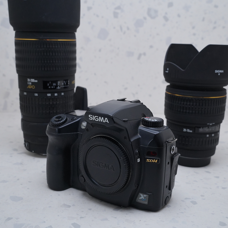 Sigma SD14 DSLR + 70-200mm f/2.8 APO EX DG HSM + 28-70mm f/2.8 EX Aspherical - USADO 2