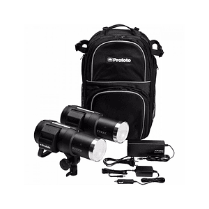 Profoto B1X 500W + 500W Location Kit Air TTL Flash estudio con TTL y Baterías - USADO