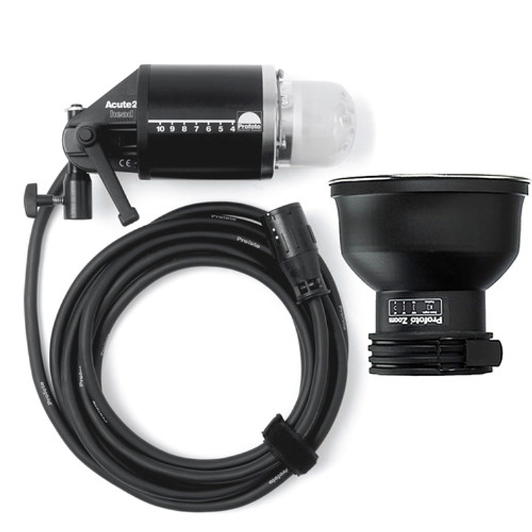 Generador Profoto Acute2R 2400 + 2 flash Profoto Acute 2-D4 2