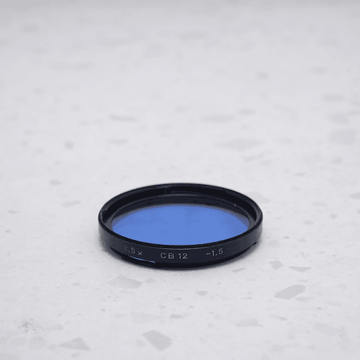 Hasselblad 50 3.5x CB12 -1.5 – Filtro de Corrección Azul 2