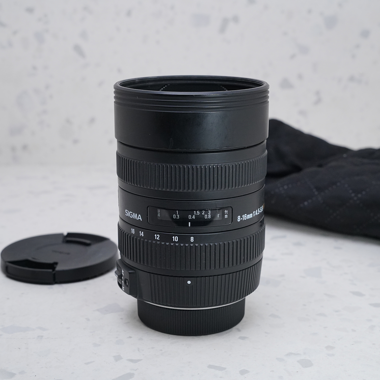 Sigma 8-16mm f/4.5-5.6 DC HSM para Nikon F - USADO 2
