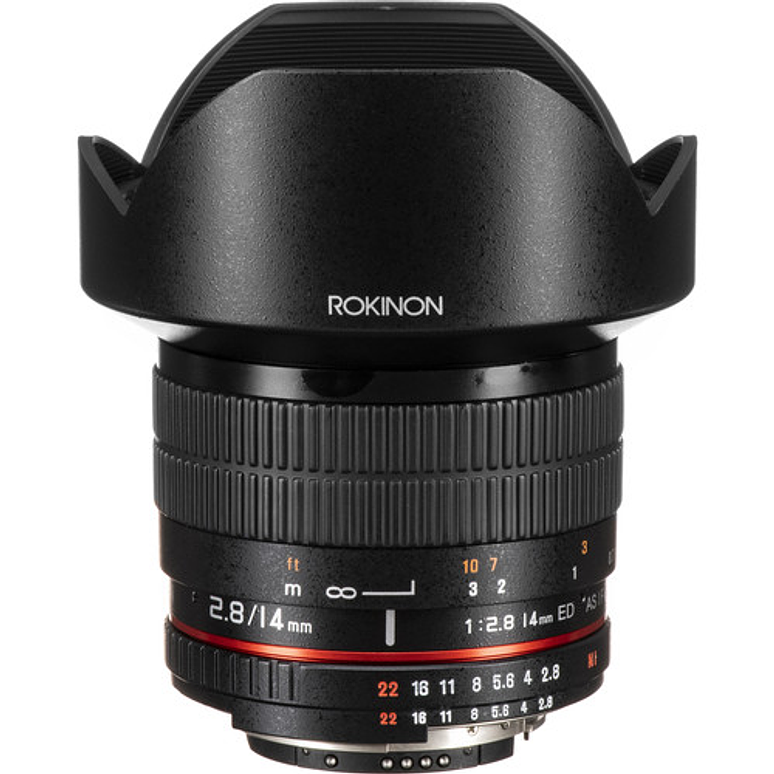 Rokinon 14mm f/2.8 IF ED UMC para Nikon con Chip AE - USADO 1