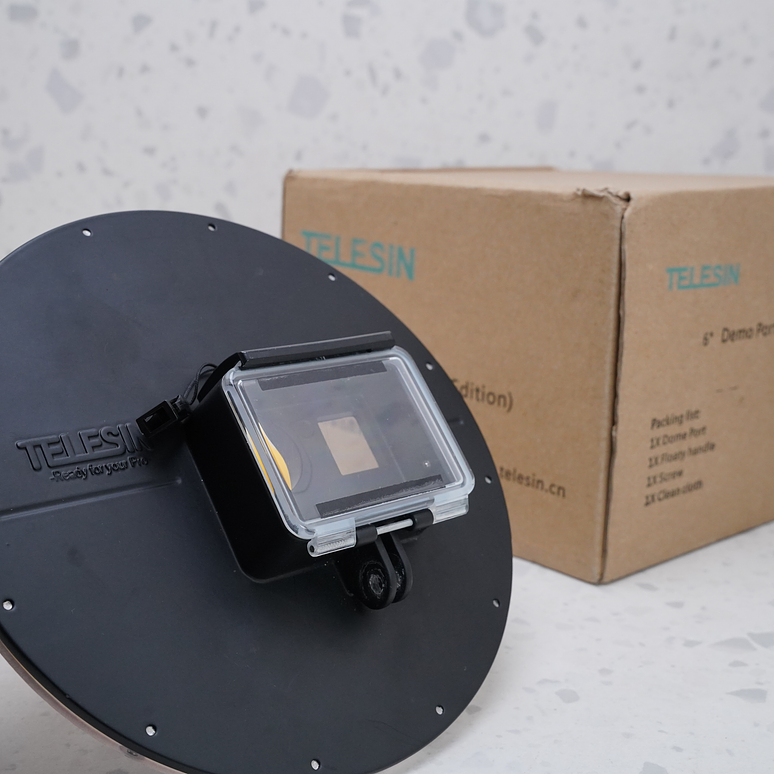 TELESIN Carcasa de cúpula submarina de 6