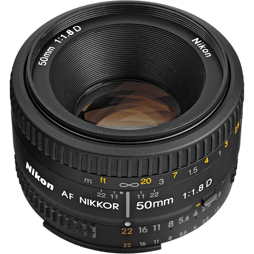 Nikon AF NIKKOR 50mm f/1.8D - USADO 1