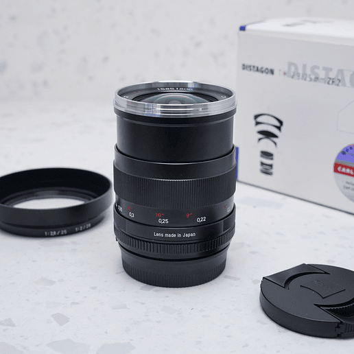 ZEISS Distagon T* 25mm f/2.8 ZF.2 para Nikon F - USADO 2