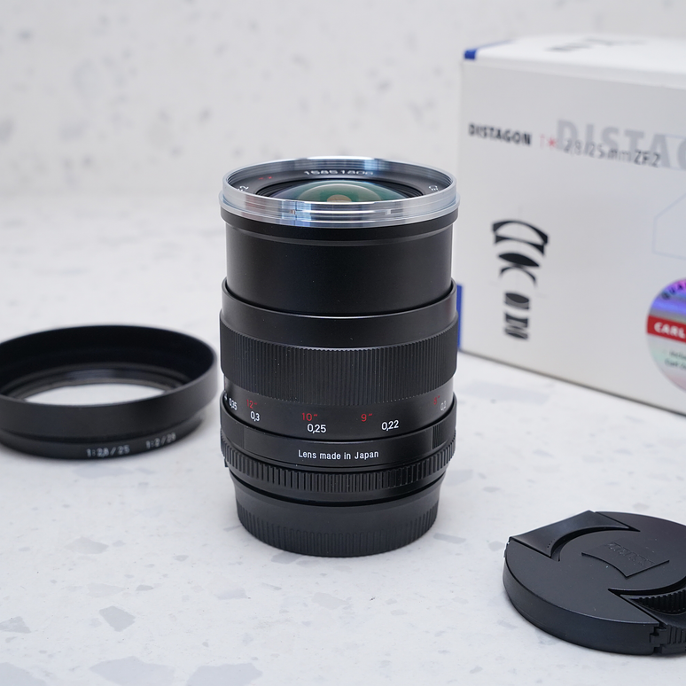 ZEISS Distagon T* 25mm f/2.8 ZF.2 para Nikon F - USADO 2