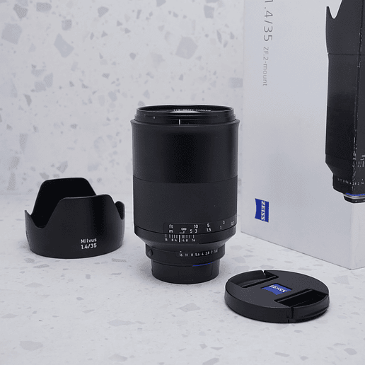 ZEISS Milvus 35mm f/1.4 ZF.2 para Nikon F - USADO 3