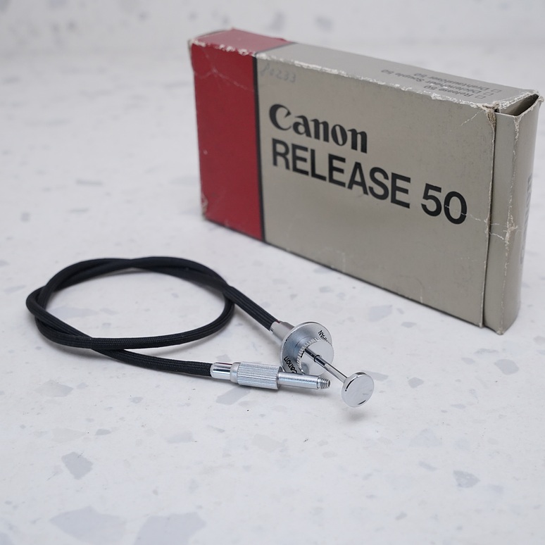 Canon Release 50 – Disparador Mecánico para Cámaras Canon FD y A-Series - USADO 1