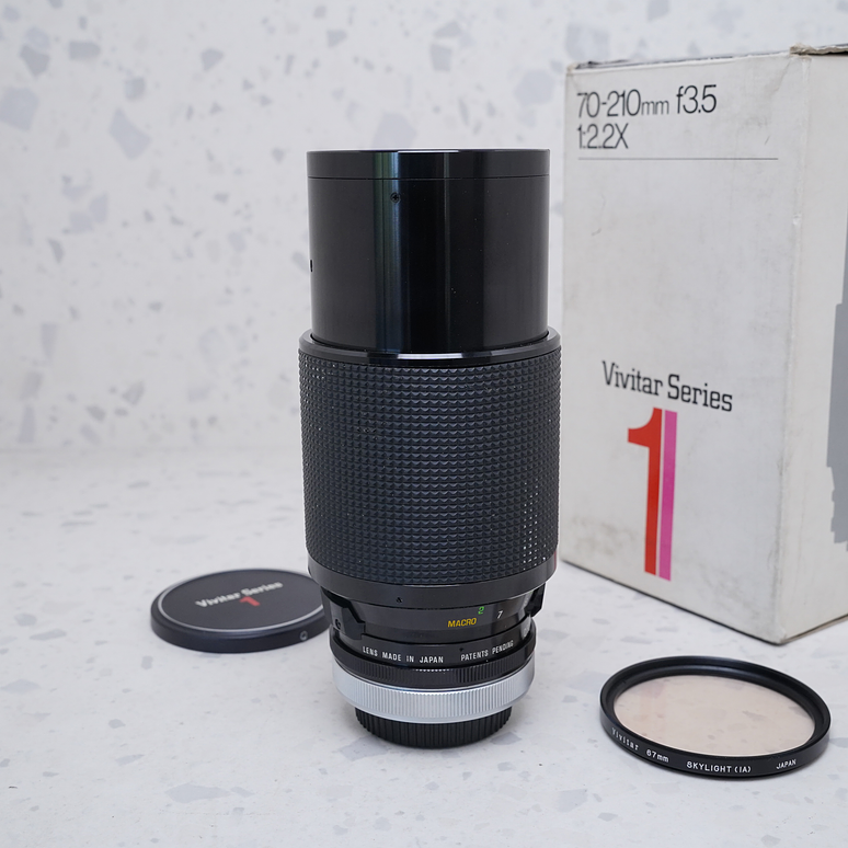 Vivitar 70-210mm f/3.5 1:2.2X Macro (Canon FD) - USADO 2