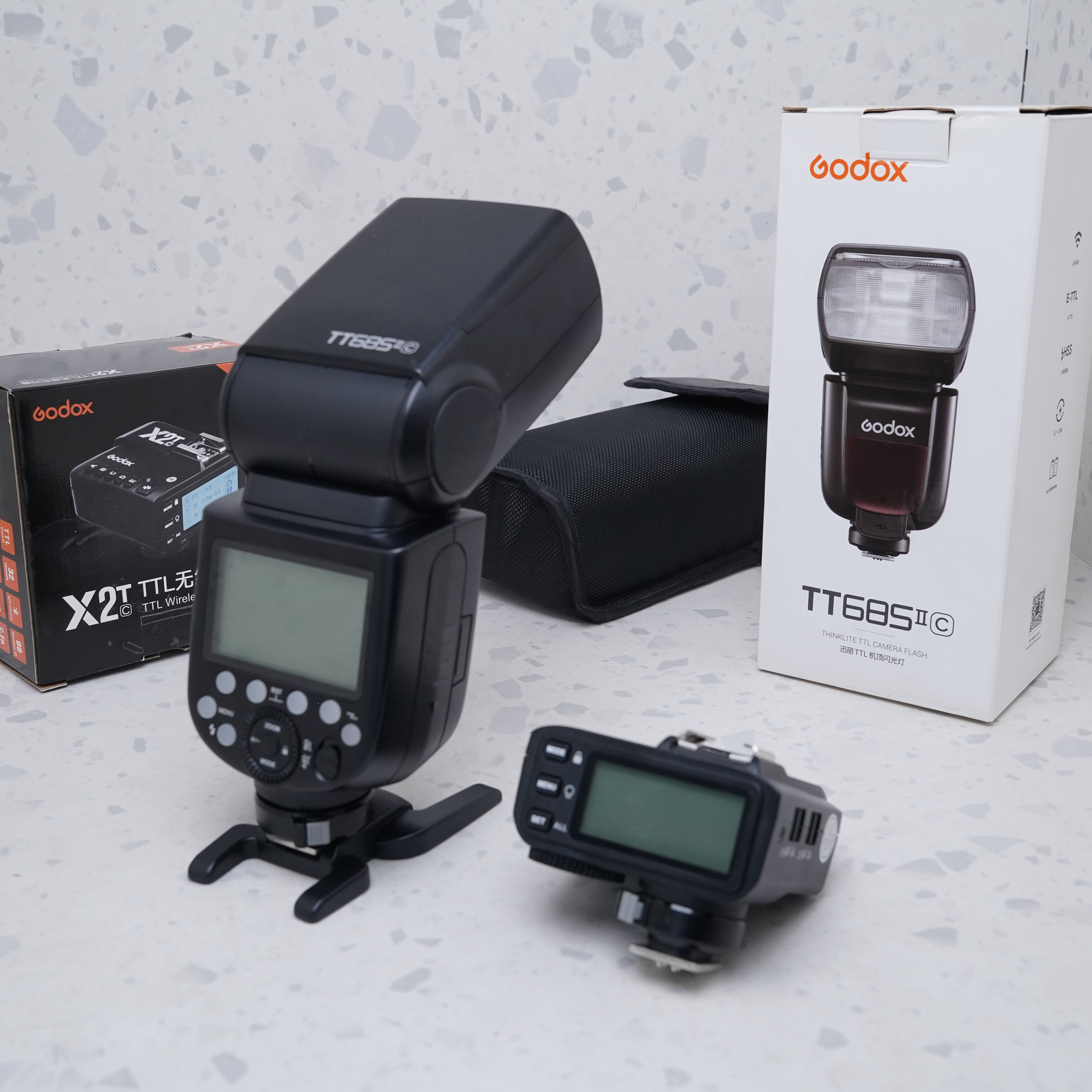 Godox TT685 II + Trigger X2T para Canon - USADO