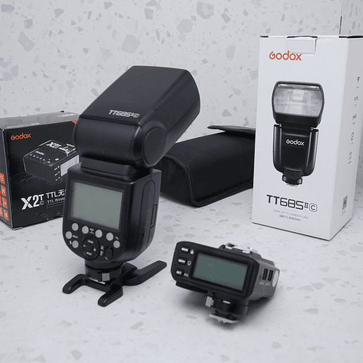 Godox TT685 II + Trigger X2T para Canon - USADO 2
