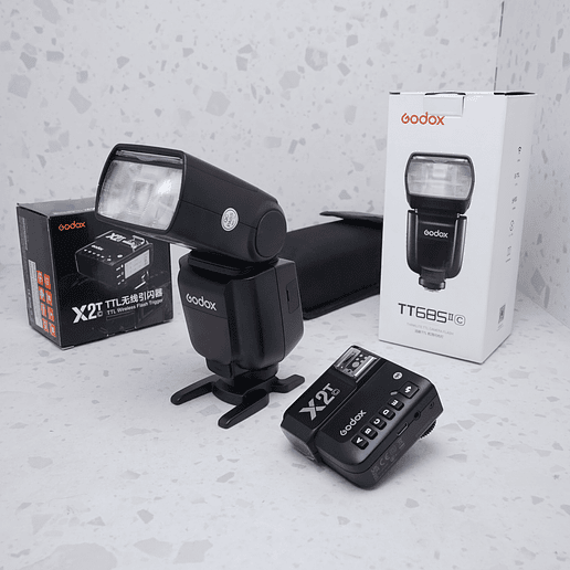 Godox TT685 II + Trigger X2T para Canon - USADO 3