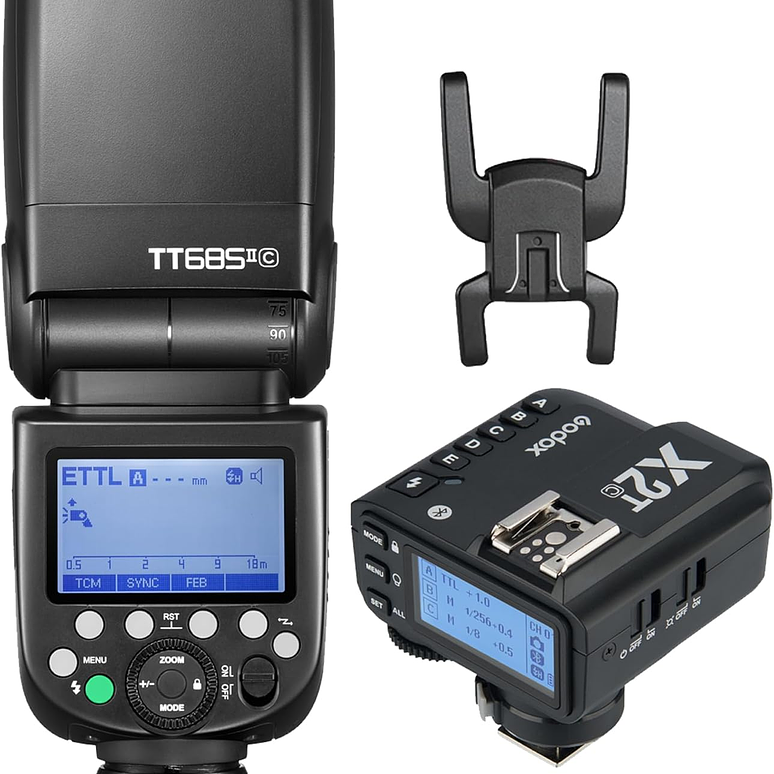 Godox TT685 II + Trigger X2T para Canon - USADO 1