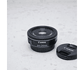 Canon EF-S 24mm f/2.8 STM - USADO 