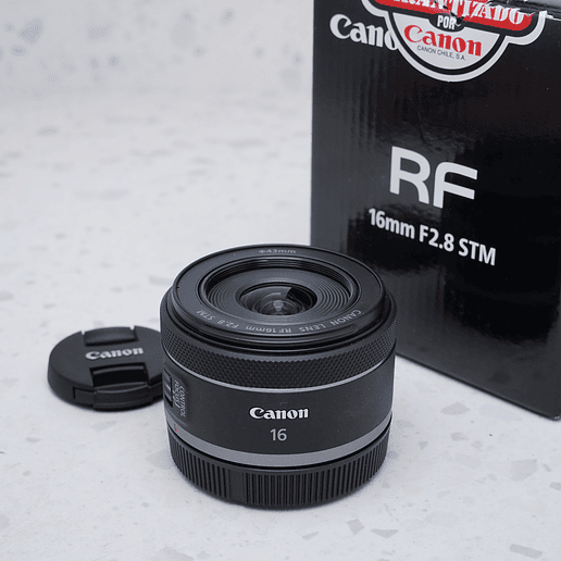 Canon RF 16mm f/2.8 STM - USADO 2