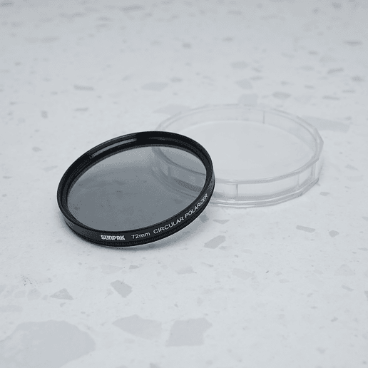 Filtro Sunpak Polarizador 72mm - USADO 1