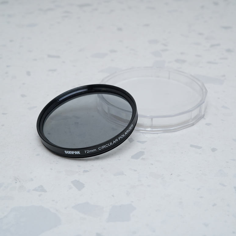 Filtro Sunpak Polarizador 72mm - USADO 1