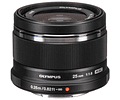 Olympus M.Zuiko Digital 25mm f/1.8 Lente (Negro) - USADO