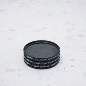 Kit de Filtros TIFFEN 52 mm – ND 0.6 + UV + Polarizador Circular - USADO